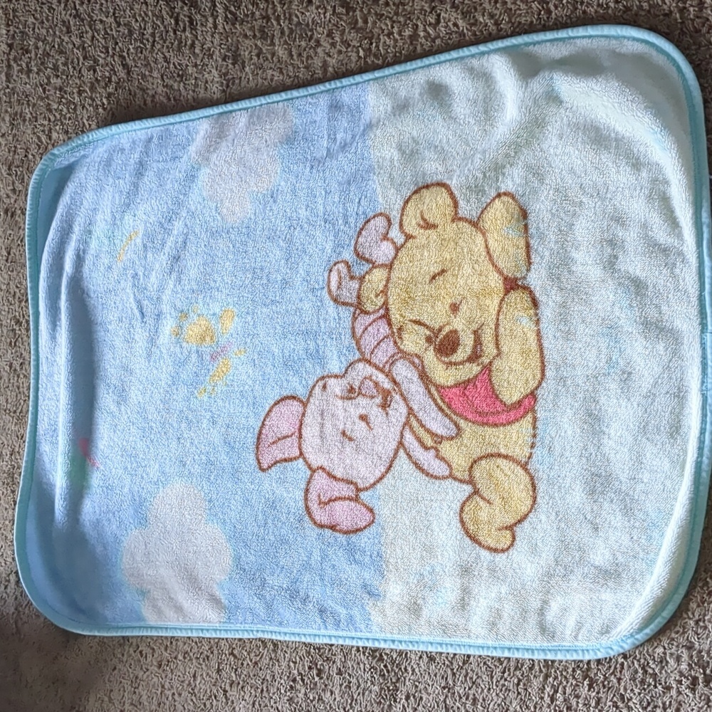 Winnie the Pooh and Piglet Baby Blanket